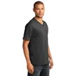 Port & Company Core Cotton V-Neck Tee. | https://www.bestnamebadges.com