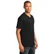 Port & Company Core Cotton V-Neck Tee. | https://www.bestnamebadges.com
