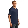 Port & Company Core Cotton V-Neck Tee. | https://www.bestnamebadges.com