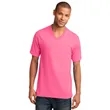 Port & Company Core Cotton V-Neck Tee. | https://www.bestnamebadges.com