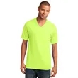 Port & Company Core Cotton V-Neck Tee. | https://www.bestnamebadges.com