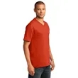 Port & Company Core Cotton V-Neck Tee. | https://www.bestnamebadges.com