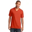 Port & Company Core Cotton V-Neck Tee. | https://www.bestnamebadges.com