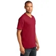 Port & Company Core Cotton V-Neck Tee. | https://www.bestnamebadges.com
