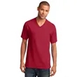 Port & Company Core Cotton V-Neck Tee. | https://www.bestnamebadges.com
