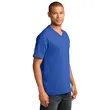 Port & Company Core Cotton V-Neck Tee. | https://www.bestnamebadges.com