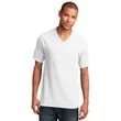 Port & Company Core Cotton V-Neck Tee. | https://www.bestnamebadges.com