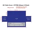 8FT Fitted Trade Show Table Cover - Full Color Imprint | https://www.bestnamebadges.com