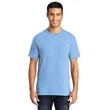 Port & Company - Core Blend Pocket Tee. | https://www.bestnamebadges.com