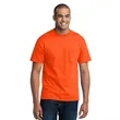 Port & Company - Core Blend Pocket Tee. | https://www.bestnamebadges.com