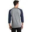 Port & Company Core Blend 3/4-Sleeve Raglan Tee. | https://www.bestnamebadges.com