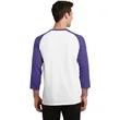 Port & Company Core Blend 3/4-Sleeve Raglan Tee. | https://www.bestnamebadges.com