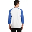 Port & Company Core Blend 3/4-Sleeve Raglan Tee. | https://www.bestnamebadges.com
