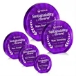 Apollo VividPrint™ Award - Purple | https://www.bestnamebadges.com