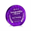 Apollo VividPrint™ Award - Purple | https://www.bestnamebadges.com