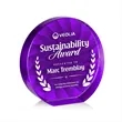 Apollo VividPrint™ Award - Purple | https://www.bestnamebadges.com