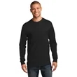 Port & Company Long Sleeve Essential Tee. | https://www.bestnamebadges.com