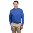 Port & Company Essential Mock Turtleneck. | https://www.bestnamebadges.com