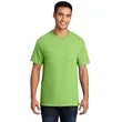 Port & Company Essential Pocket Tee. | https://www.bestnamebadges.com