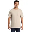 Port & Company Essential Pocket Tee. | https://www.bestnamebadges.com