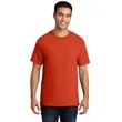 Port & Company Essential Pocket Tee. | https://www.bestnamebadges.com