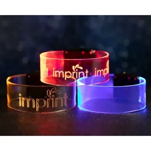 Custom Printed LED Magnetic Wristband Bracelet