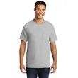 Port & Company - Tall Essential Pocket Tee. | https://www.bestnamebadges.com