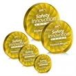 Apollo VividPrint™ Award - Yellow | https://www.bestnamebadges.com
