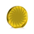 Apollo VividPrint™ Award - Yellow | https://www.bestnamebadges.com