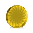 Apollo VividPrint™ Award - Yellow | https://www.bestnamebadges.com