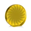 Apollo VividPrint™ Award - Yellow | https://www.bestnamebadges.com