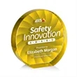 Apollo VividPrint™ Award - Yellow | https://www.bestnamebadges.com