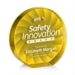 Apollo VividPrint™ Award - Yellow | https://www.bestnamebadges.com