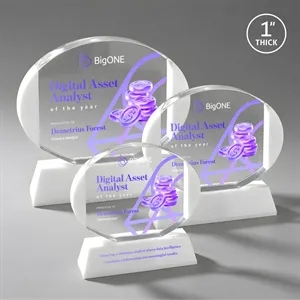 Darwin VividPrint™ Award on Newhaven Base - White