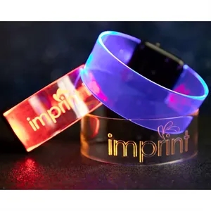 Custom Laser Engraved LED Magnetic Wristband Bracelet
