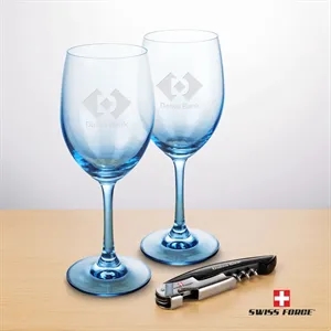 Swiss Force® Wine Tool & 2 Soudan Blue Wine