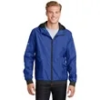 Sport-Tek Embossed Hooded Wind Jacket. | https://www.bestnamebadges.com