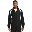Sport-Tek Colorblock Raglan Jacket. | https://www.bestnamebadges.com