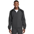Sport-Tek Colorblock Raglan Jacket. | https://www.bestnamebadges.com