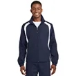 Sport-Tek Colorblock Raglan Jacket. | https://www.bestnamebadges.com