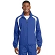 Sport-Tek Colorblock Raglan Jacket. | https://www.bestnamebadges.com