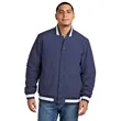 Sport-Tek Insulated Varsity Jacket | https://www.bestnamebadges.com