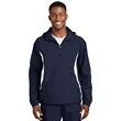 Sport-Tek Colorblock Raglan Anorak. | https://www.bestnamebadges.com