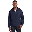 Sport-Tek Hooded Raglan Jacket. | https://www.bestnamebadges.com