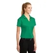 Sport-Tek Women's Dri-Mesh V-Neck Polo. | https://www.bestnamebadges.com