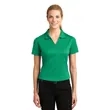 Sport-Tek Women's Dri-Mesh V-Neck Polo. | https://www.bestnamebadges.com