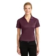 Sport-Tek Women's Dri-Mesh V-Neck Polo. | https://www.bestnamebadges.com