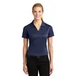 Sport-Tek Women's Dri-Mesh V-Neck Polo. | https://www.bestnamebadges.com