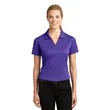 Sport-Tek Women's Dri-Mesh V-Neck Polo. | https://www.bestnamebadges.com