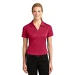 Sport-Tek Women's Dri-Mesh V-Neck Polo. | https://www.bestnamebadges.com